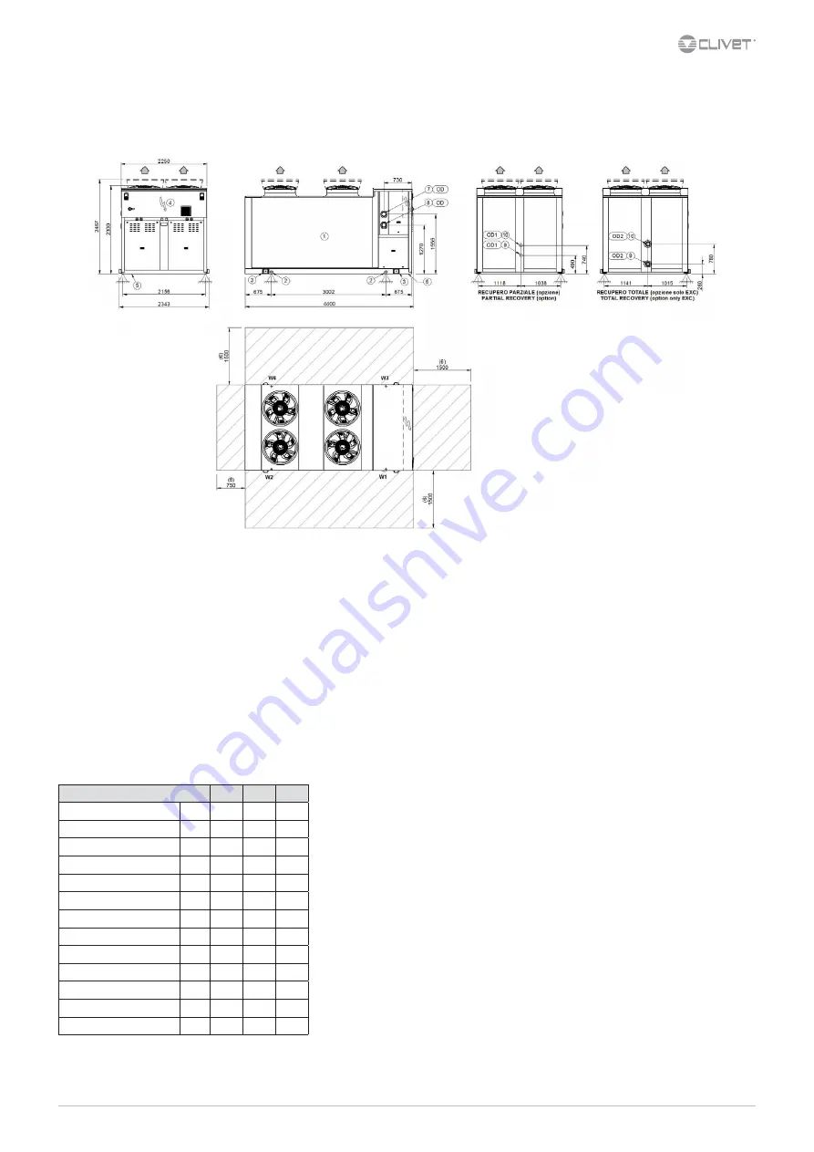 CLIVET WSAT-XEM 50.4 Installation And Operating Manual Download Page 56