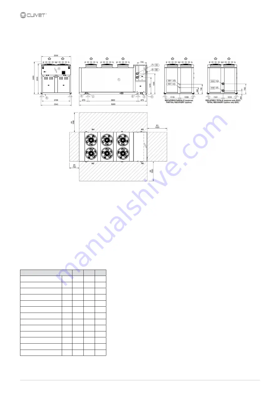 CLIVET WSAT-XEM 50.4 Installation And Operating Manual Download Page 57