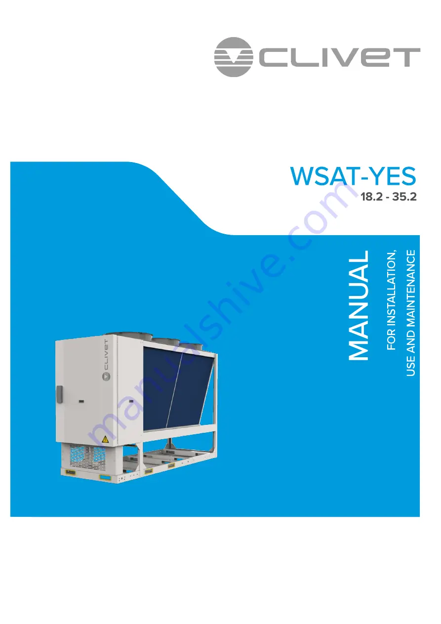 CLIVET WSAT-YES 18.2 Скачать руководство пользователя страница 1