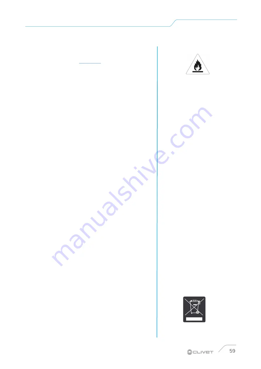 CLIVET WSAT-YES 18.2 Manual Download Page 59