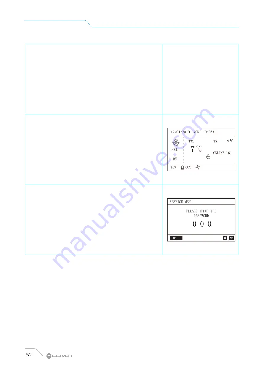 CLIVET WSAT-YES FC Manual Download Page 52