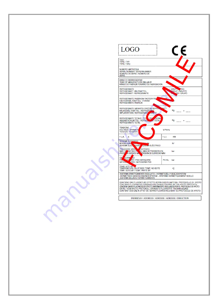 CLIVET WSHN-EE 101 Installation And Use Manual Download Page 4