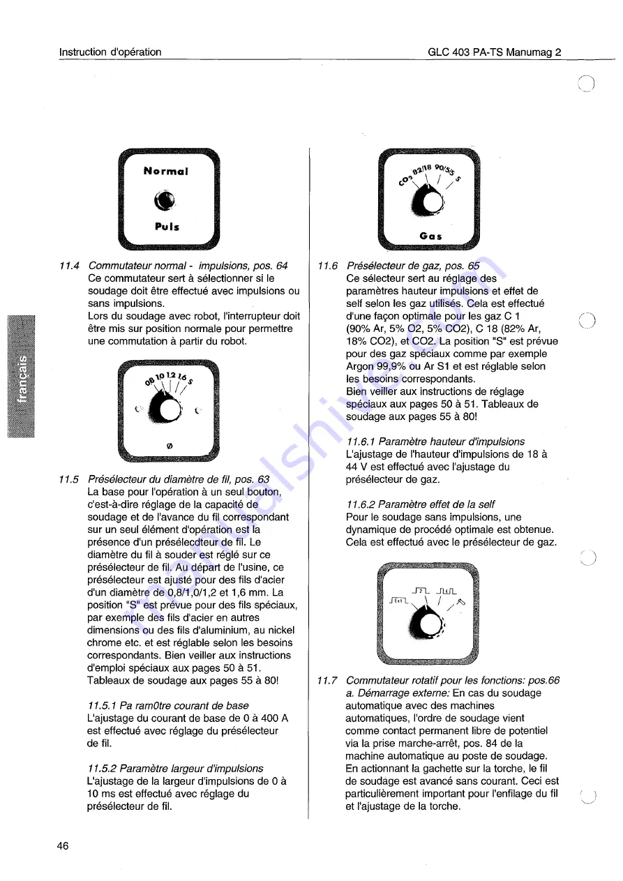 Cloos GLC 403 PA-TS Operating Instructions Manual Download Page 48