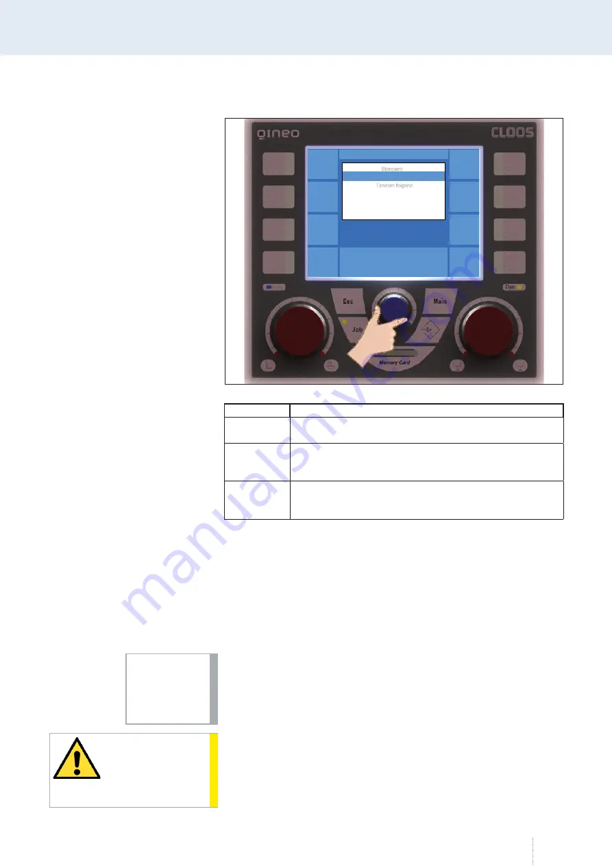 Cloos NexT 452 AC Operating Instructions Manual Download Page 223