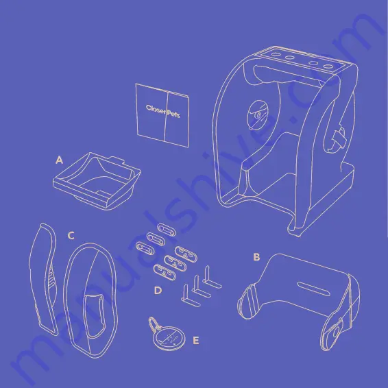 Closer pets MiBowl CP500 Manual Download Page 45