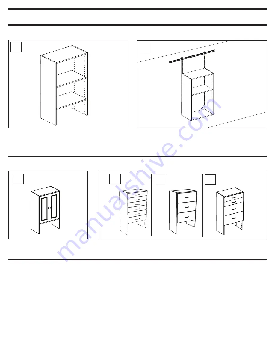 ClosetMaid 3-Shelf Stackable Corner Organizer Installation Instructions Manual Download Page 6