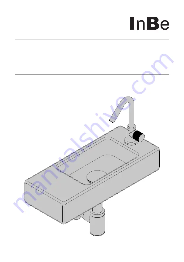 Clou InBe Handbasin set 4 IB/03.03096 Installation Instructions Manual Download Page 1