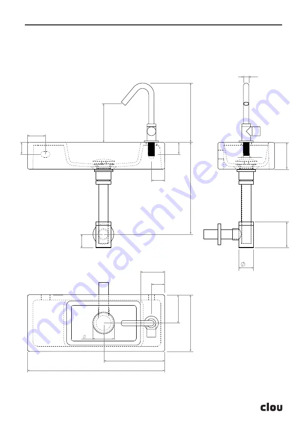 Clou InBe Handbasin set 4 IB/03.03096 Installation Instructions Manual Download Page 5