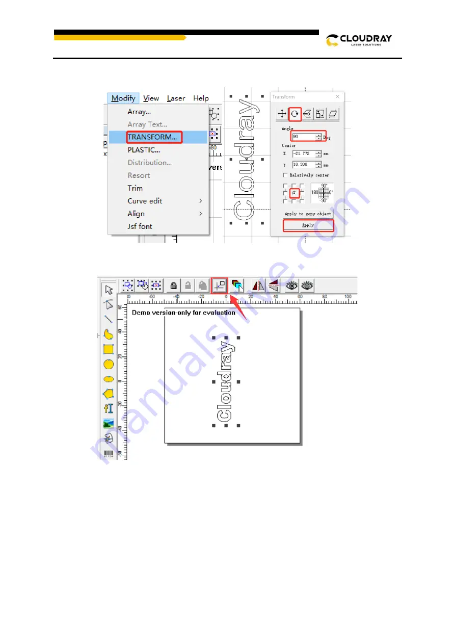 Cloudray LiteMarker User Manual Download Page 33