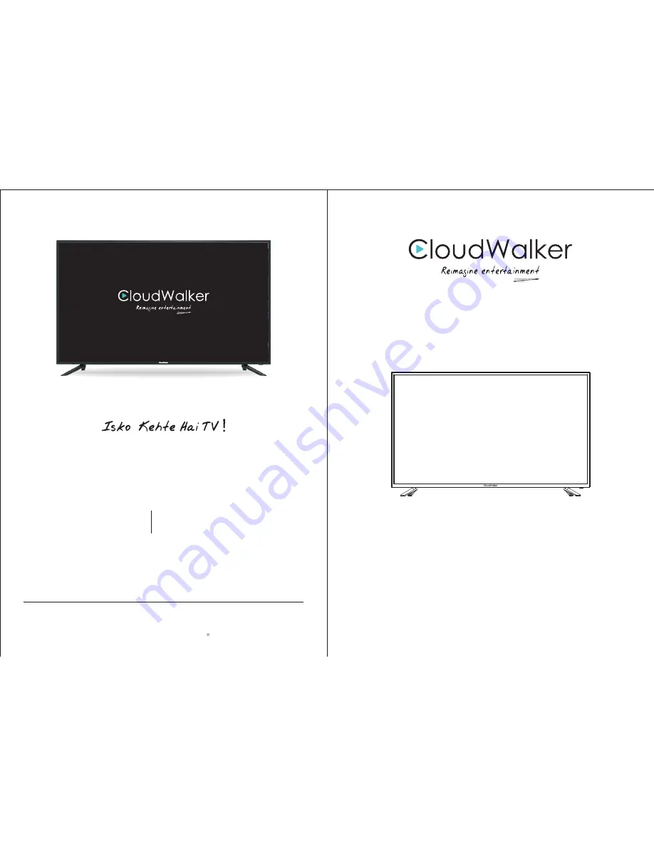 CloudWalker CLOUD 43SF User Manual Download Page 1