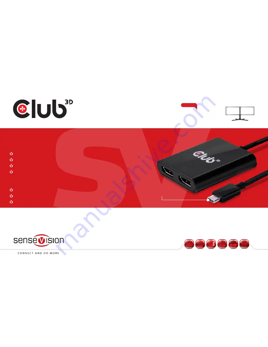 Club 3D CSV-1545 Manual Download Page 1