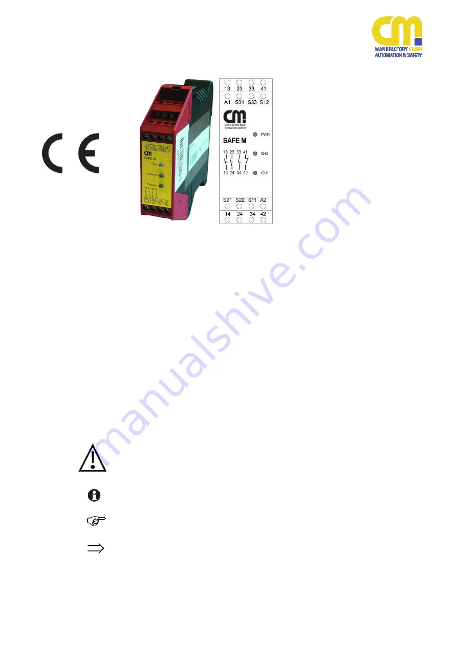 CM riese Safe M.1 Скачать руководство пользователя страница 1