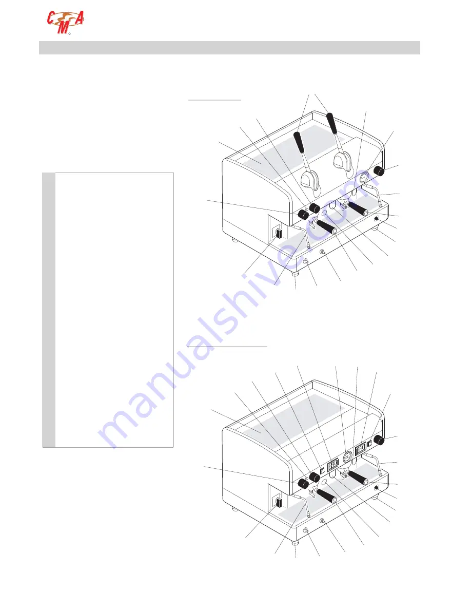 CMA Dishmachines ADRIA series Use And Maintenance Manual Download Page 6