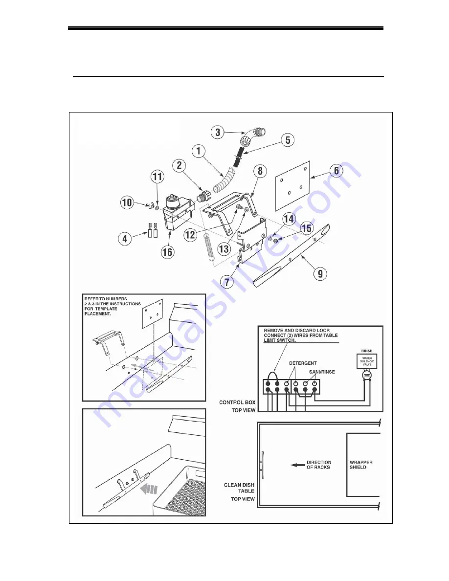 CMA Dishmachines CMA DISHMACHINE Parts Manual Download Page 16