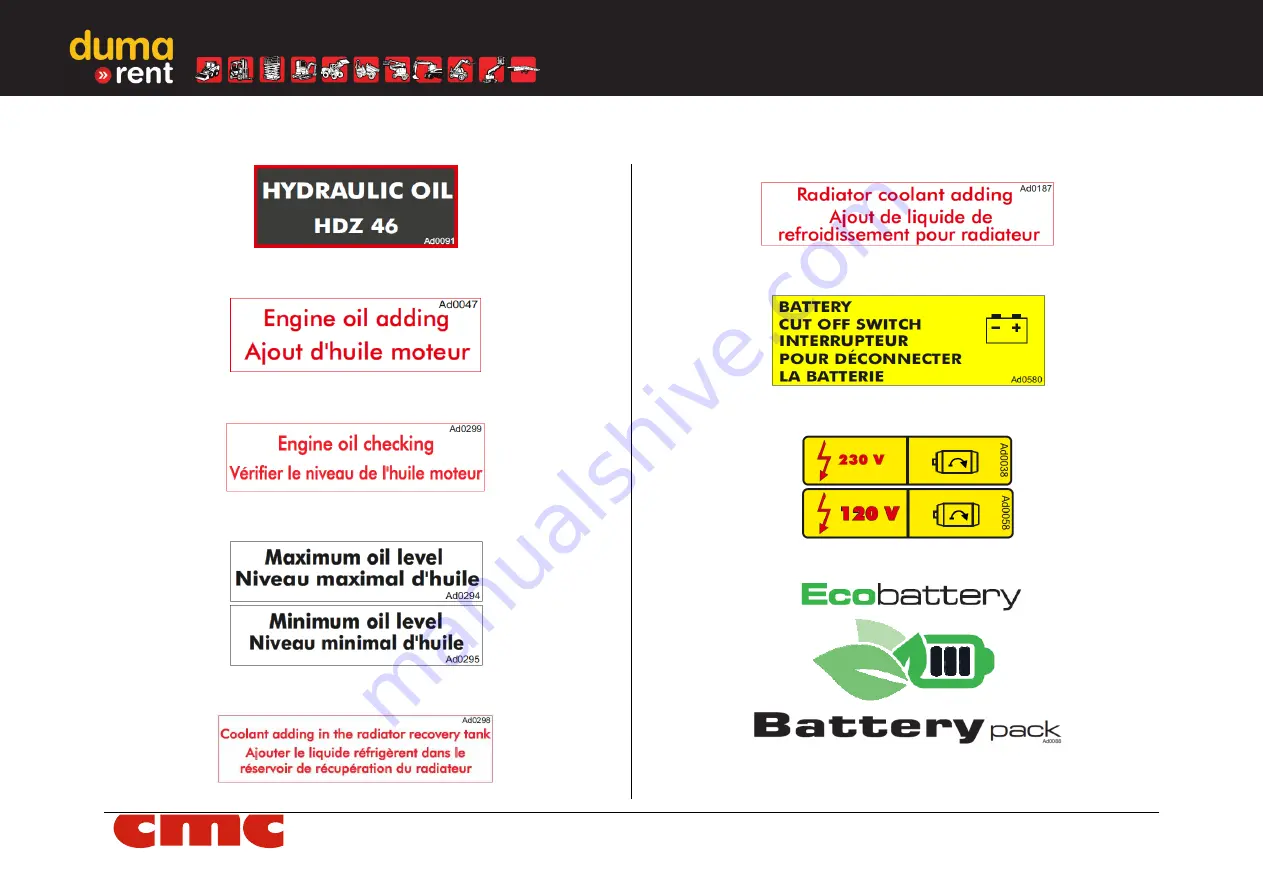 CMC S19HD PRO Use And Maintenance Manual Download Page 48