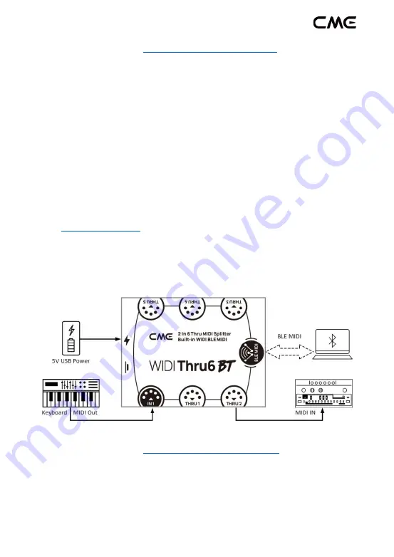 CMC WIDI THRU6 BT User Manual Download Page 10