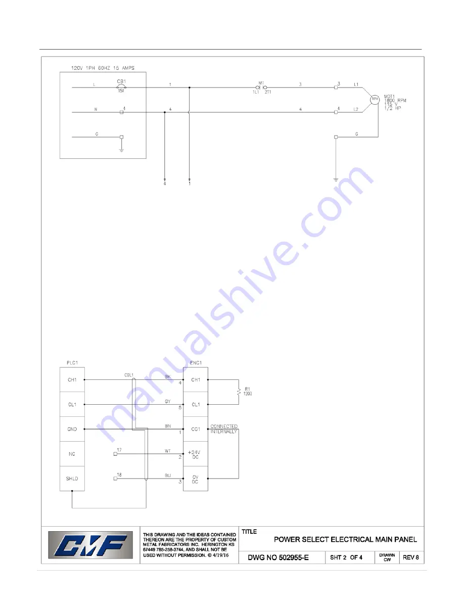 CMF Power Select Installation And Operation Instructions Manual Download Page 34