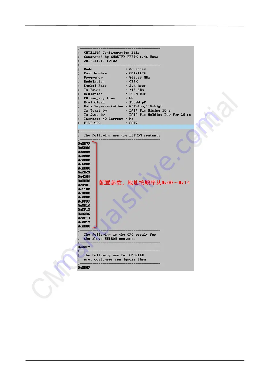 CMOSTEK CMT2189C Скачать руководство пользователя страница 10