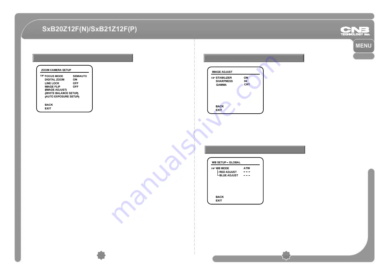 CNB SxB2xZ12F N User Manual Download Page 16