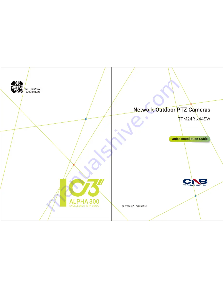 CNB TPM24R-X44SW Quick Installation Manual Download Page 1