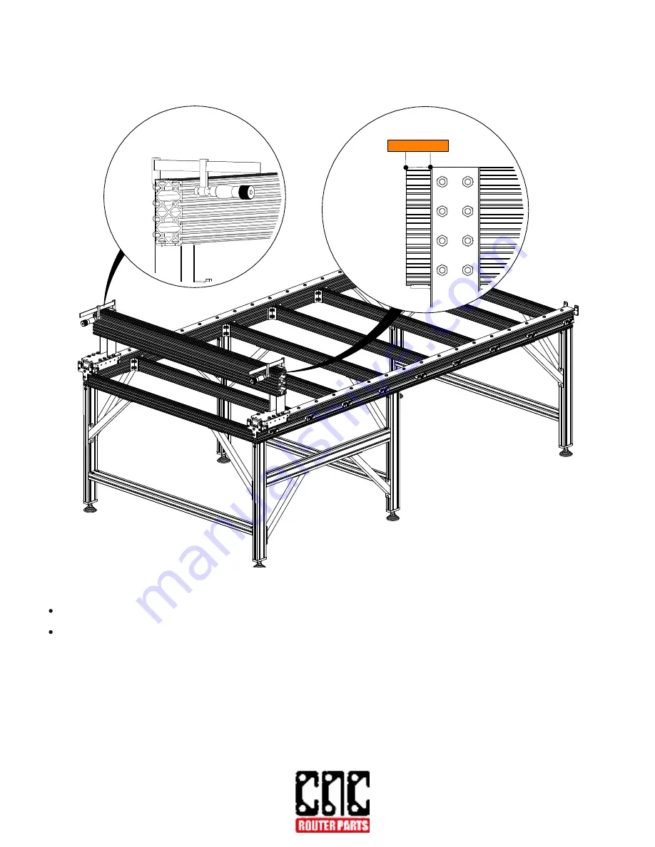 CNC Router Parts CRP4896 Assembly Instructions Manual Download Page 96