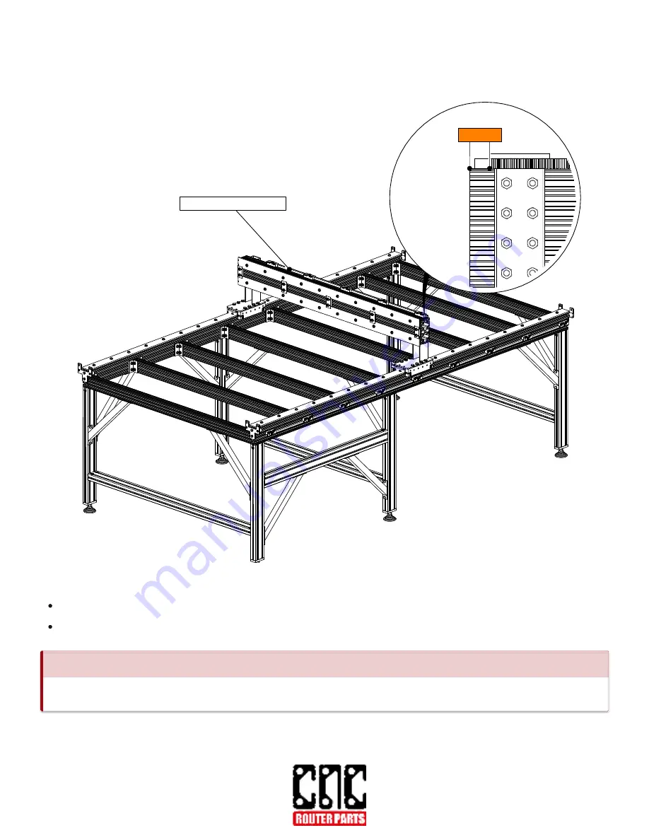 CNC Router Parts CRP4896 Assembly Instructions Manual Download Page 116