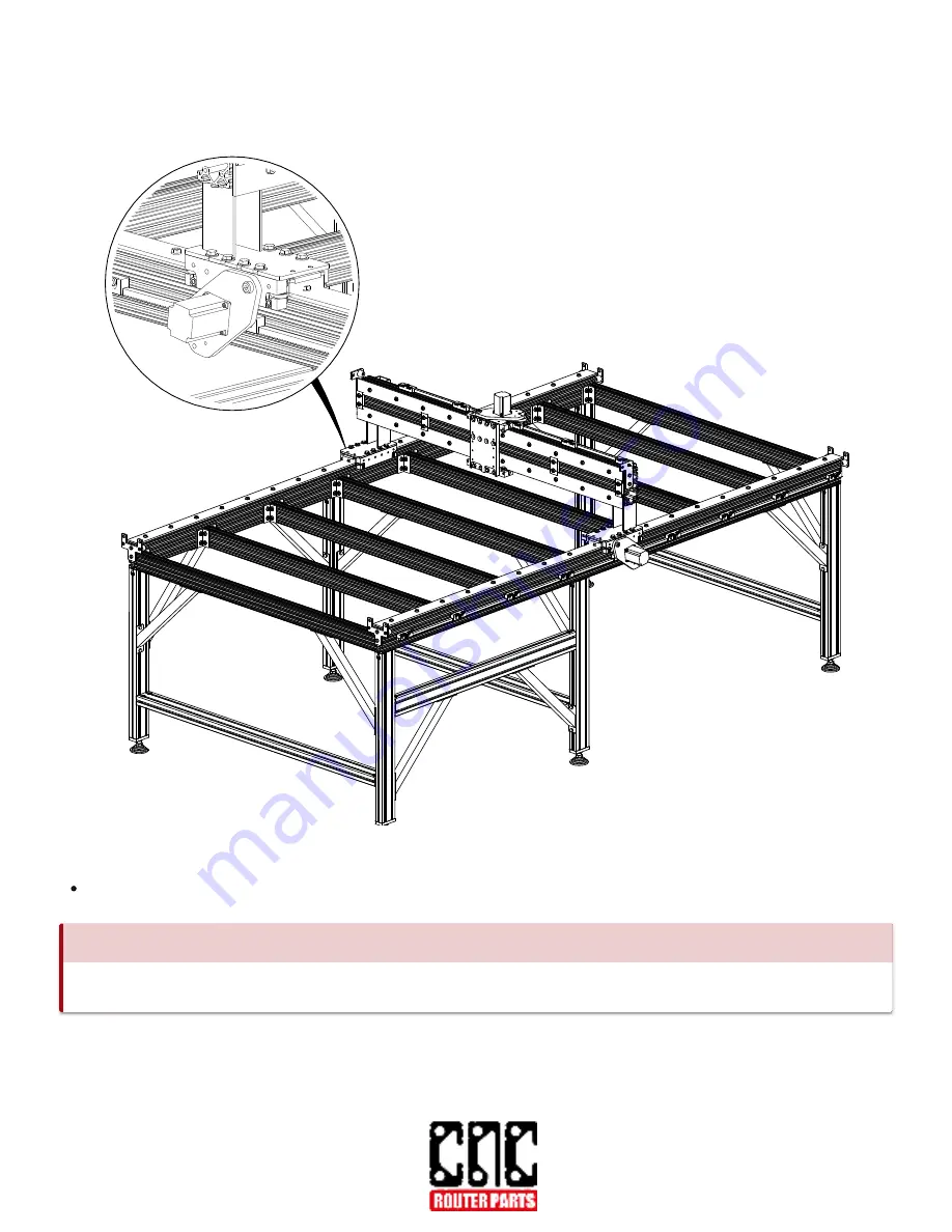 CNC Router Parts CRP4896 Assembly Instructions Manual Download Page 160