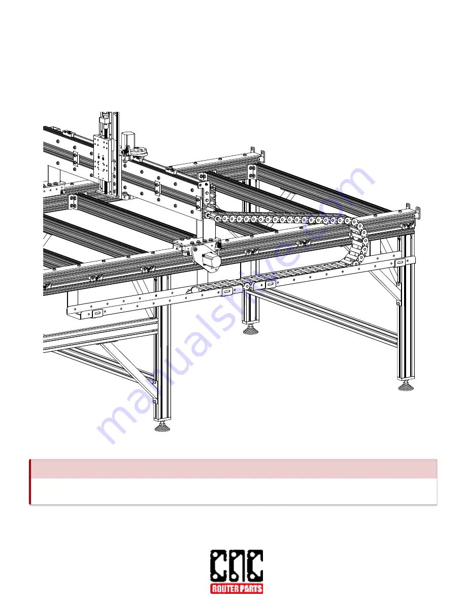 CNC Router Parts CRP4896 Assembly Instructions Manual Download Page 185