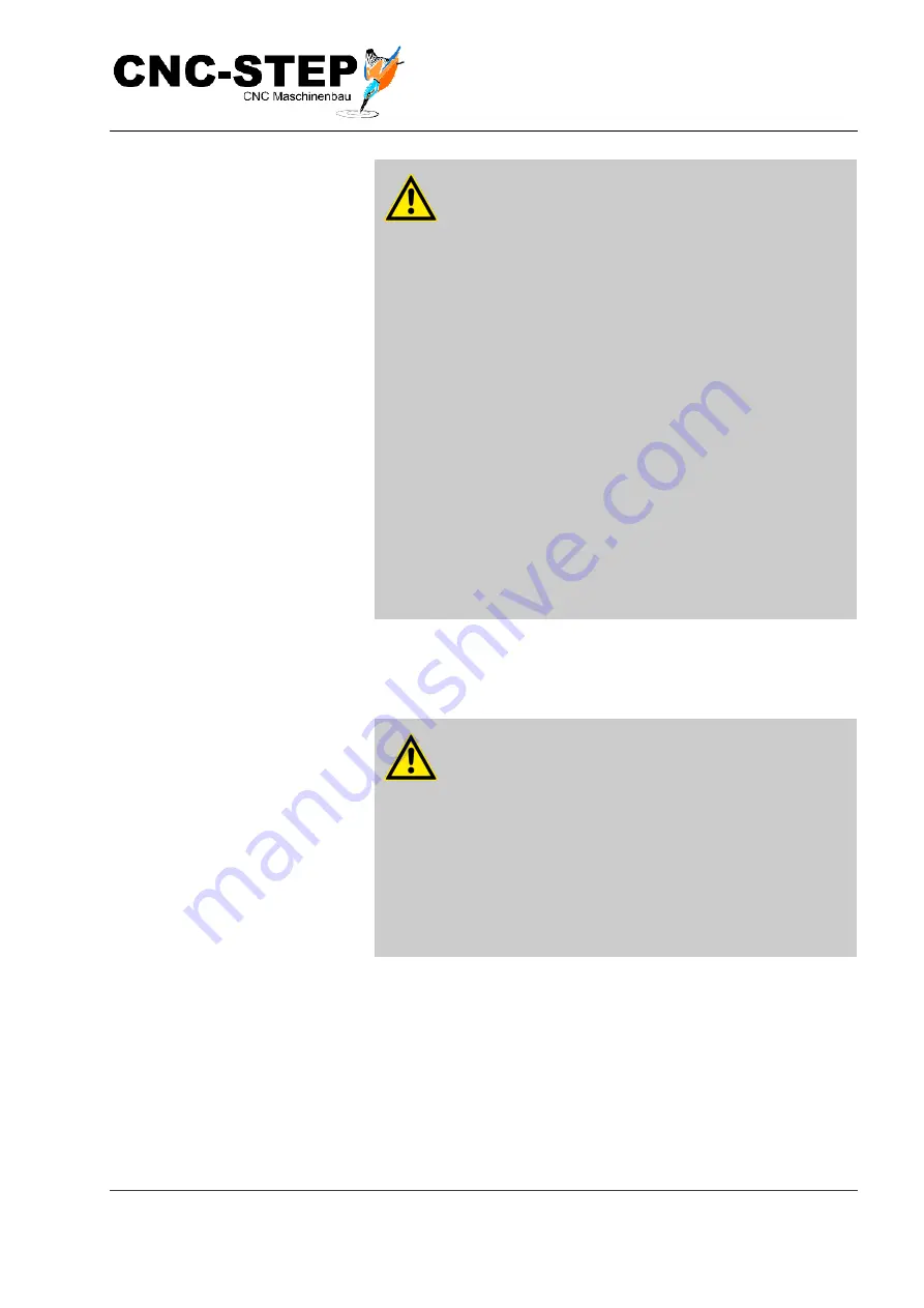 CNC-Step RaptorX-SL1200-S15 Operating Instructions Manual Download Page 74