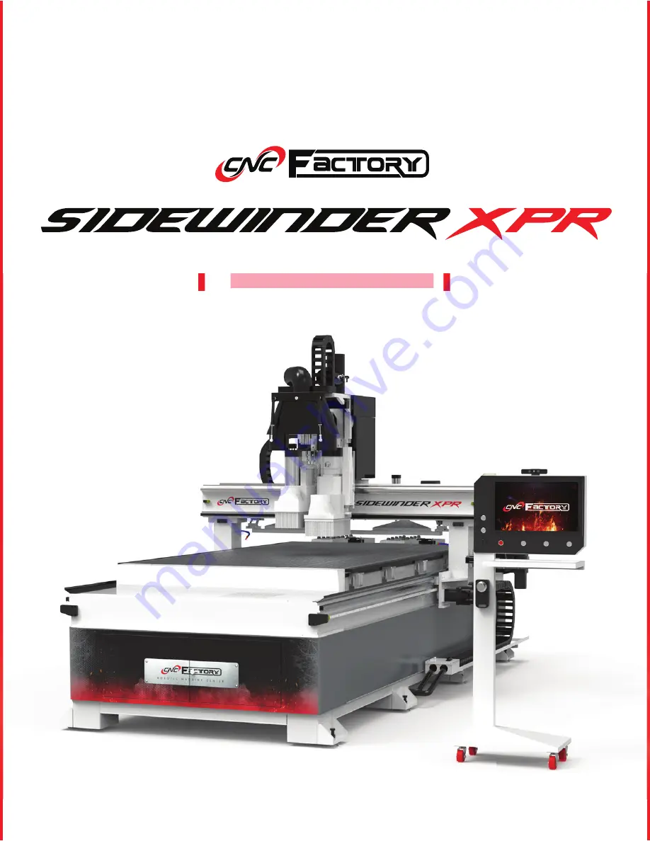 CNC SIDEWINDER XPR User Manual Download Page 1