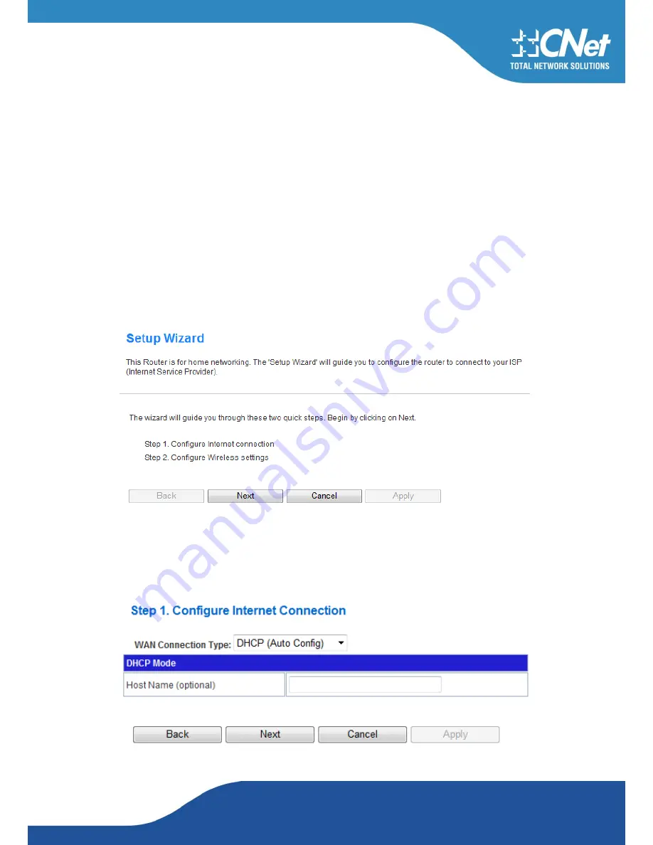 CNET WNOR5305 User Manual Download Page 17