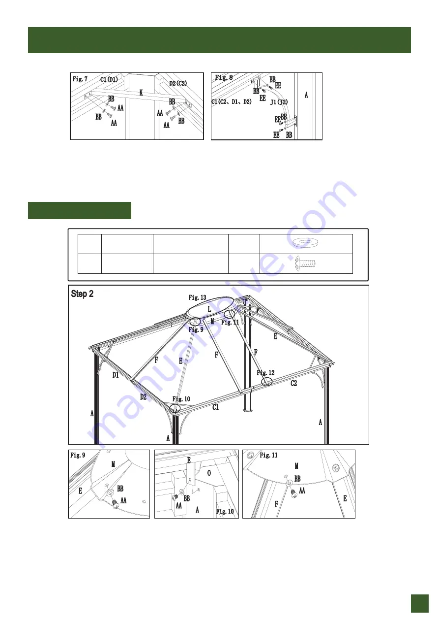 Co-op GOLD Pallisade Hard-Top Gazebo Скачать руководство пользователя страница 5