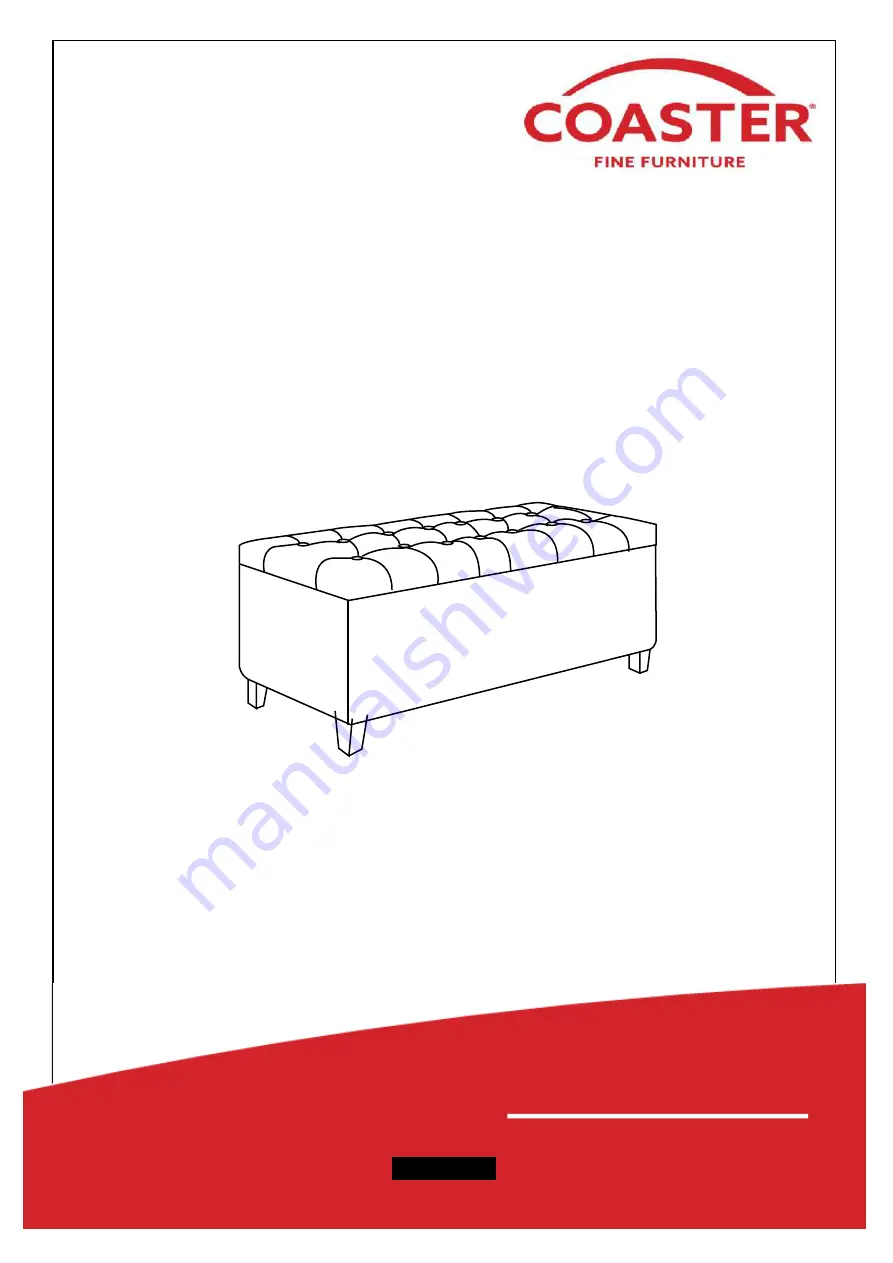 Coaster 915143 Assembly Instructions Download Page 1