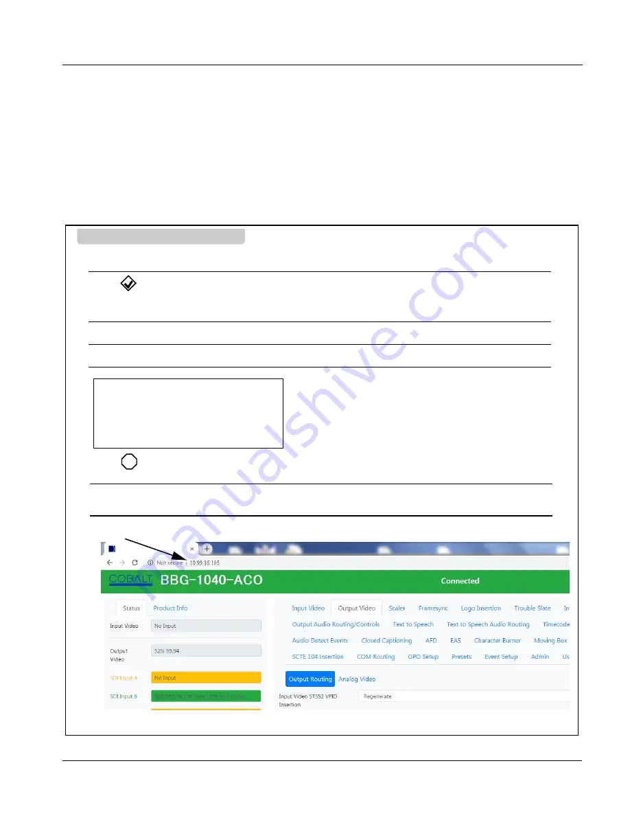 Cobalt Digital Inc BBG-1040-ACO Скачать руководство пользователя страница 29