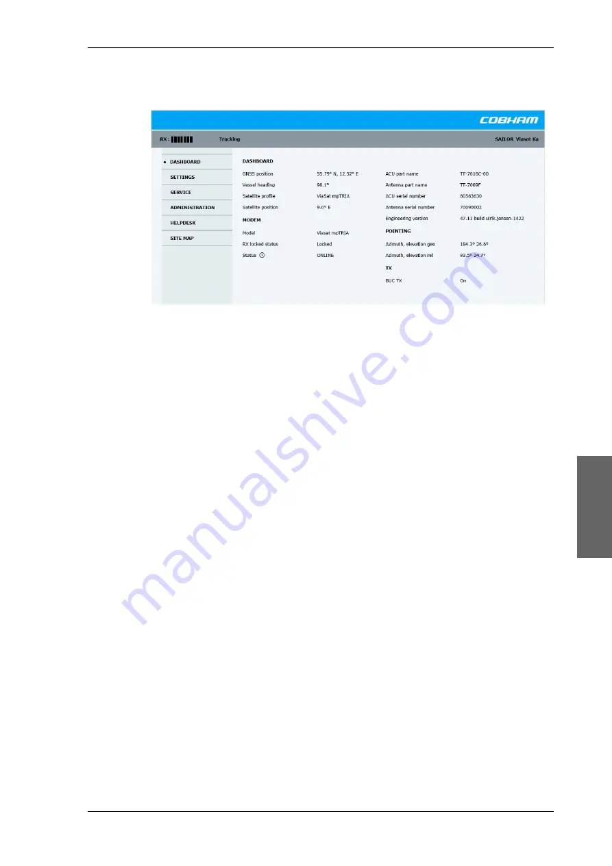 COBHAM 407006D-00500 Installation And Operation Manual Download Page 58