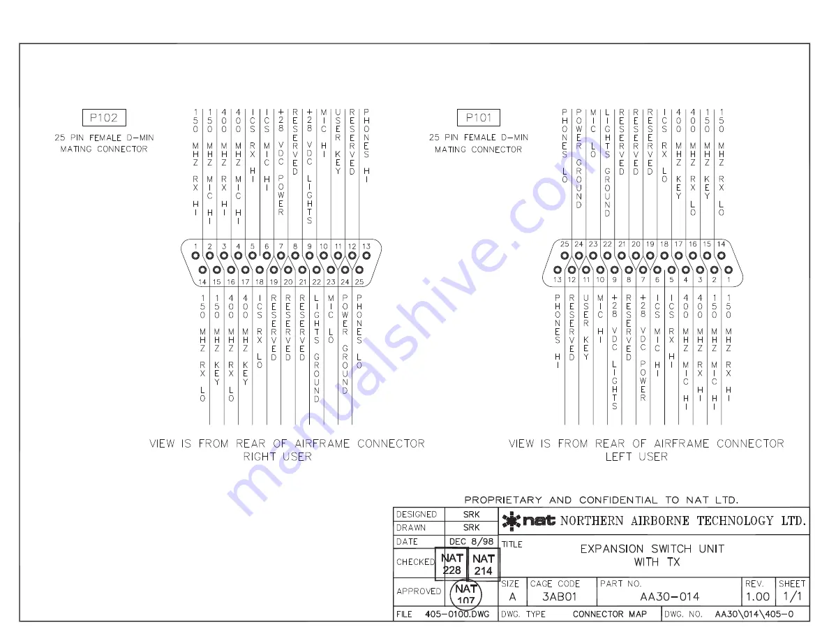 COBHAM AEM AA30-0 Series Installation And Operation Manual Download Page 17