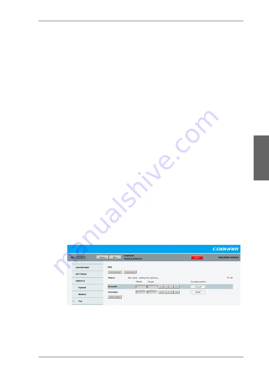 COBHAM EXPLORER 5075 User & Installation Manual Download Page 31
