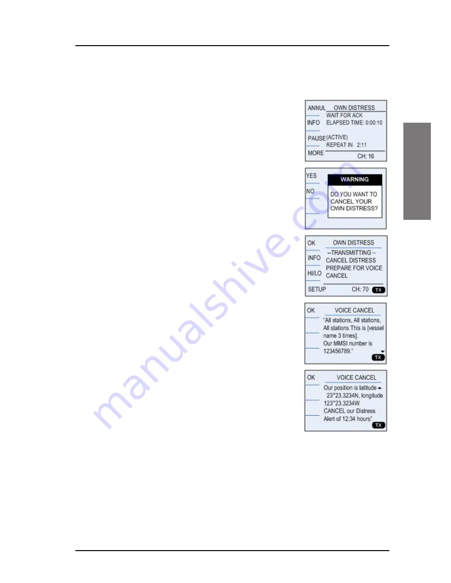 COBHAM Sailor 6215 VHF DSC User And Installation Manual Download Page 37