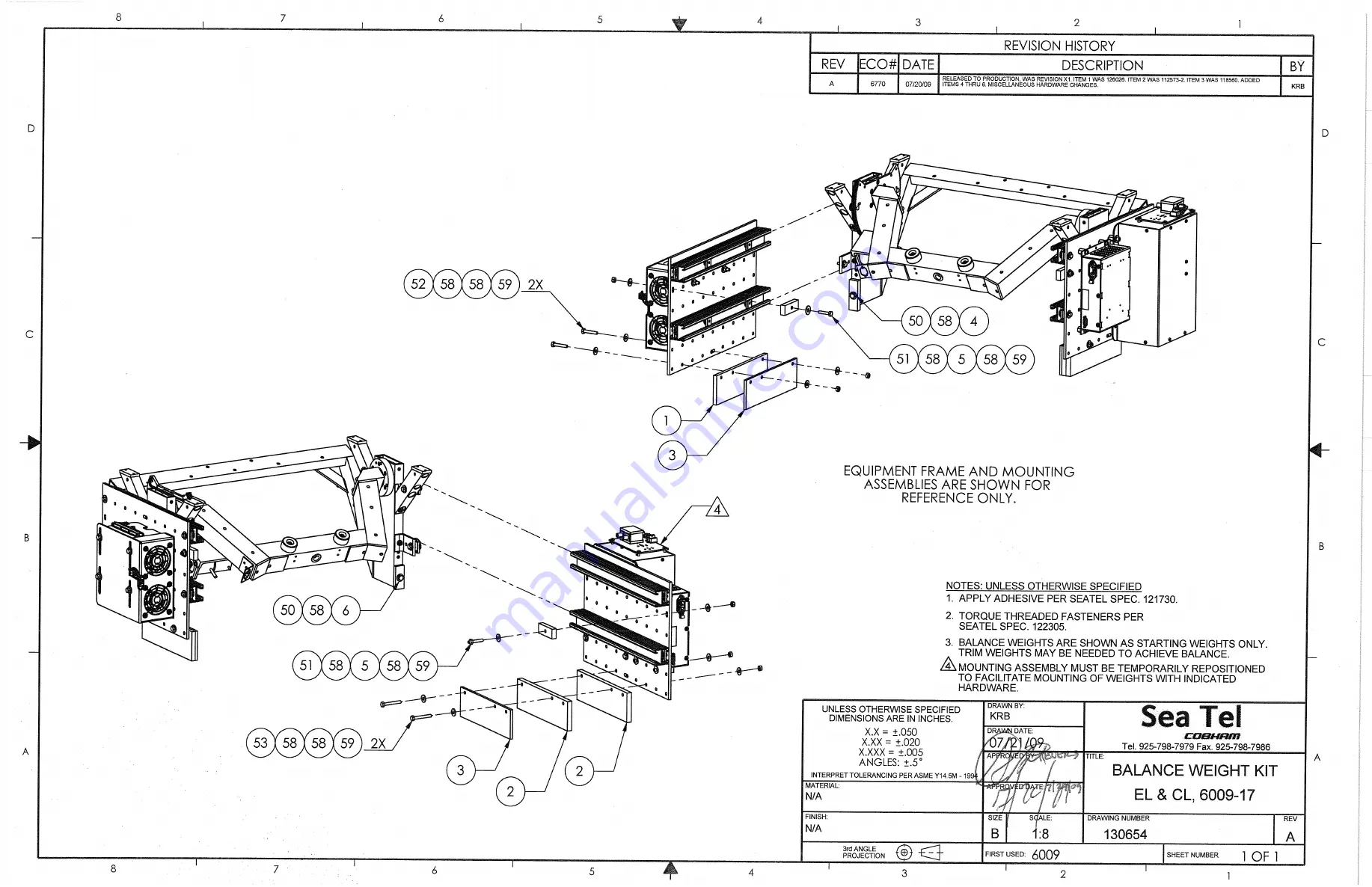 COBHAM Sea Tel 09 Series Скачать руководство пользователя страница 55