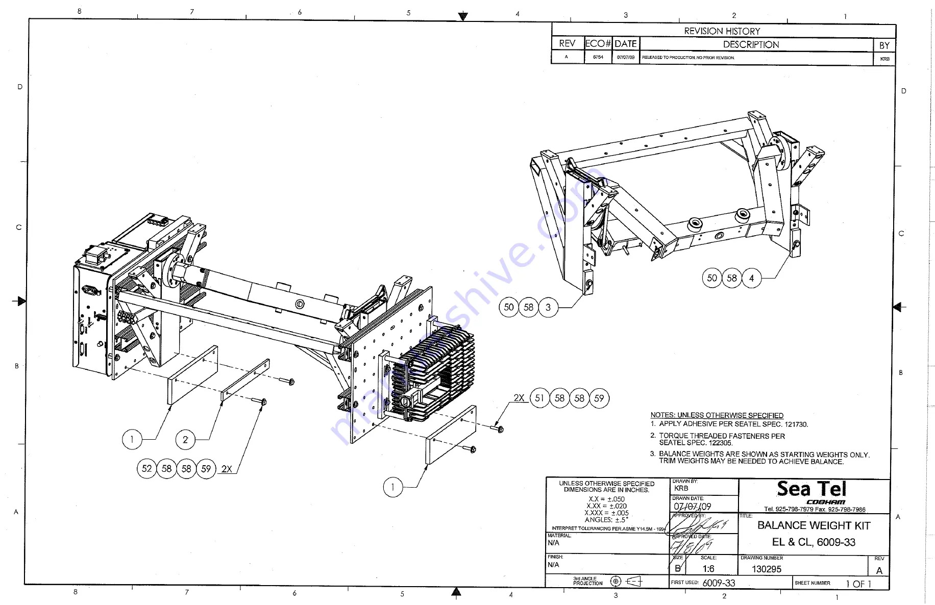 COBHAM Sea Tel 09 Series Скачать руководство пользователя страница 61