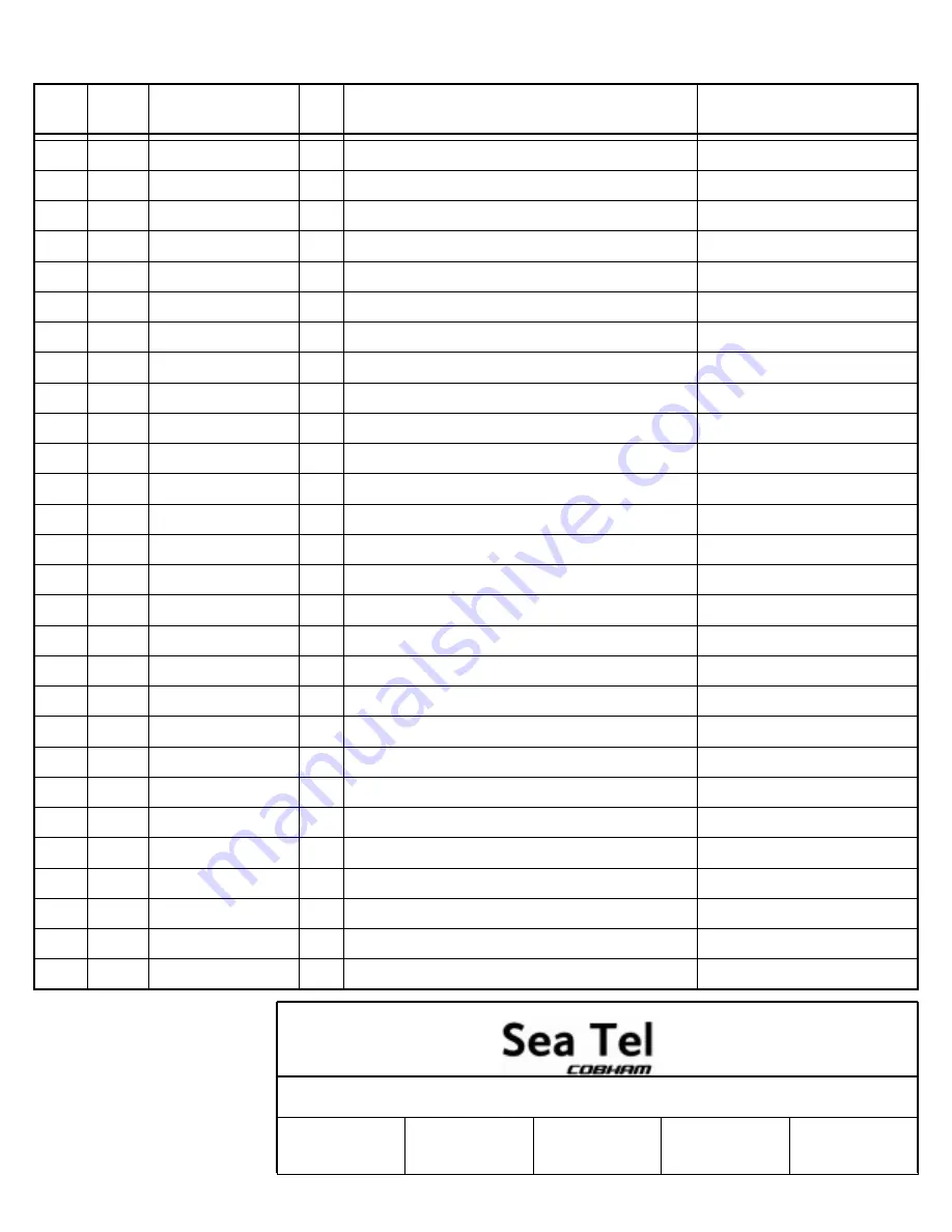 COBHAM Sea Tel 4010W-17 Installation Manual Download Page 116