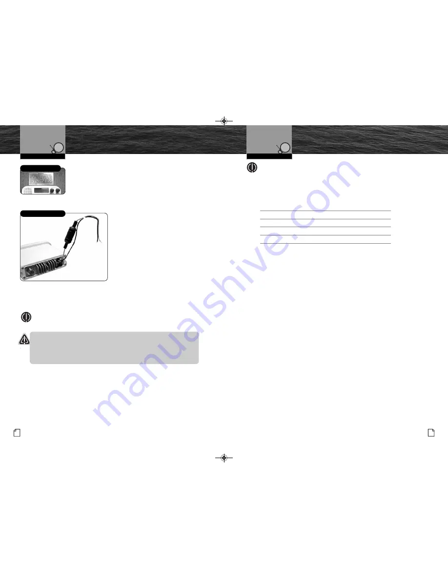 Cobra Marine MR F55-D (Spanish) Manual Del Propietario Download Page 12