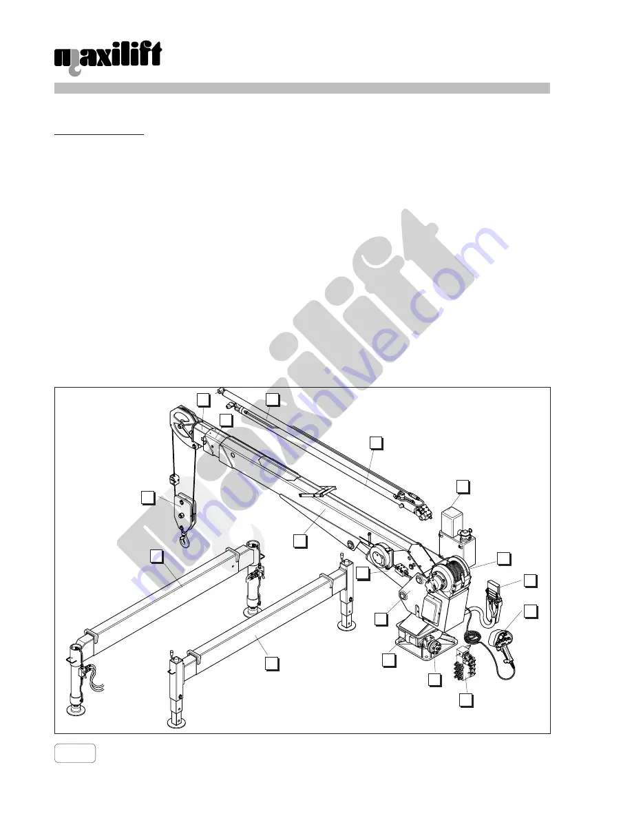 Cobra Maxilift 5500 Use And Maintenance Manual Download Page 18