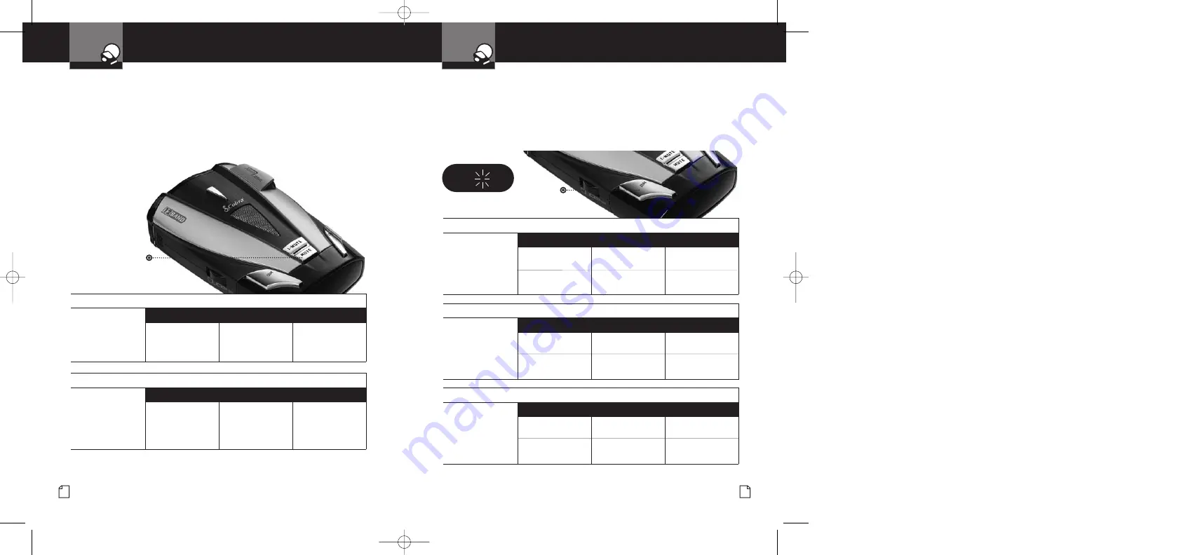 Cobra XRS 757 Operating Instructions Manual Download Page 9