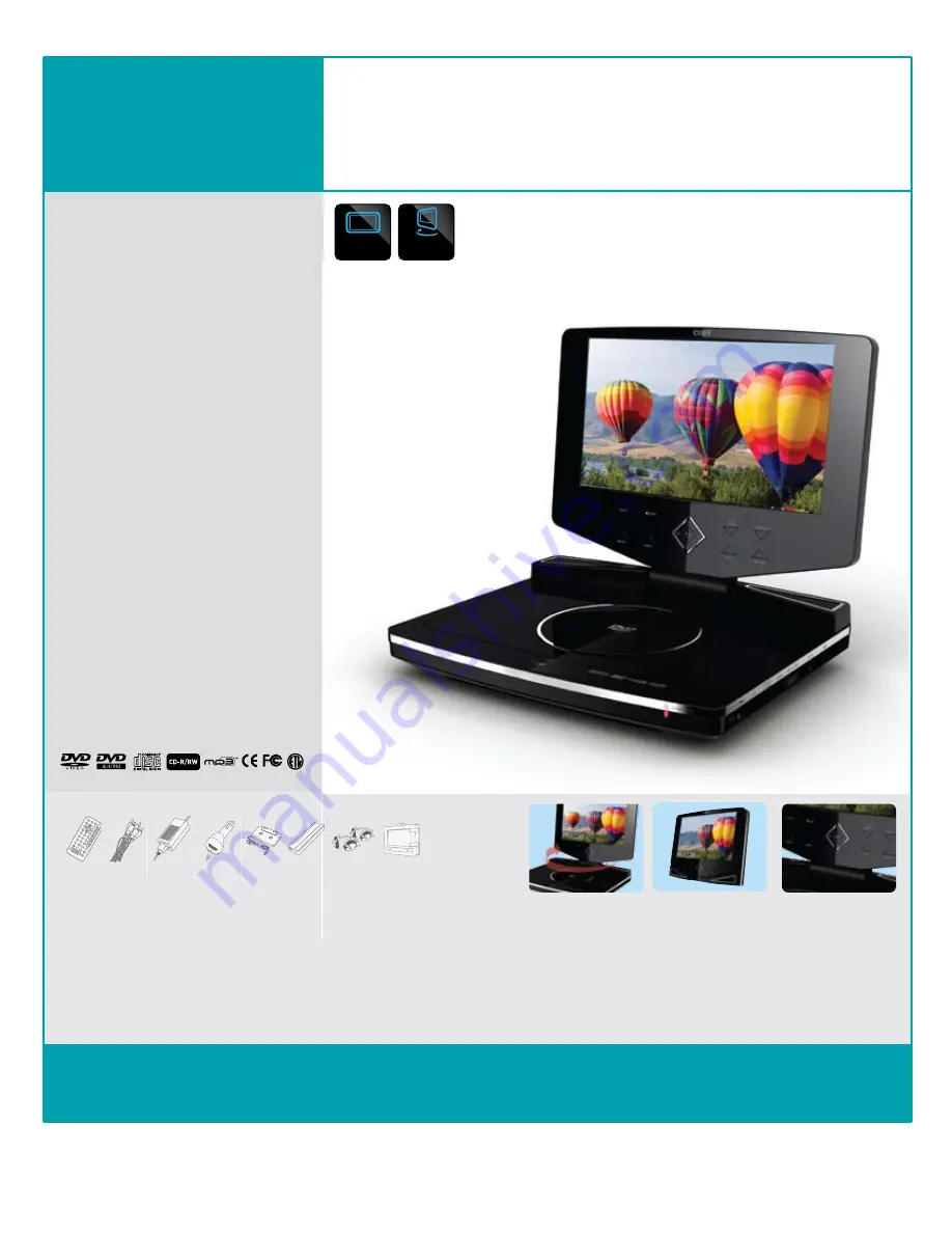 Coby COBY TF-DVD8503 Скачать руководство пользователя страница 1