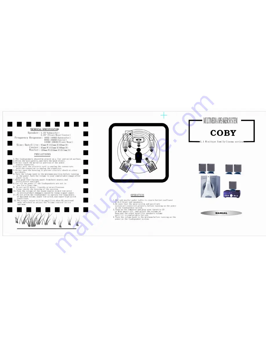 Coby CSP92 Manual Download Page 1