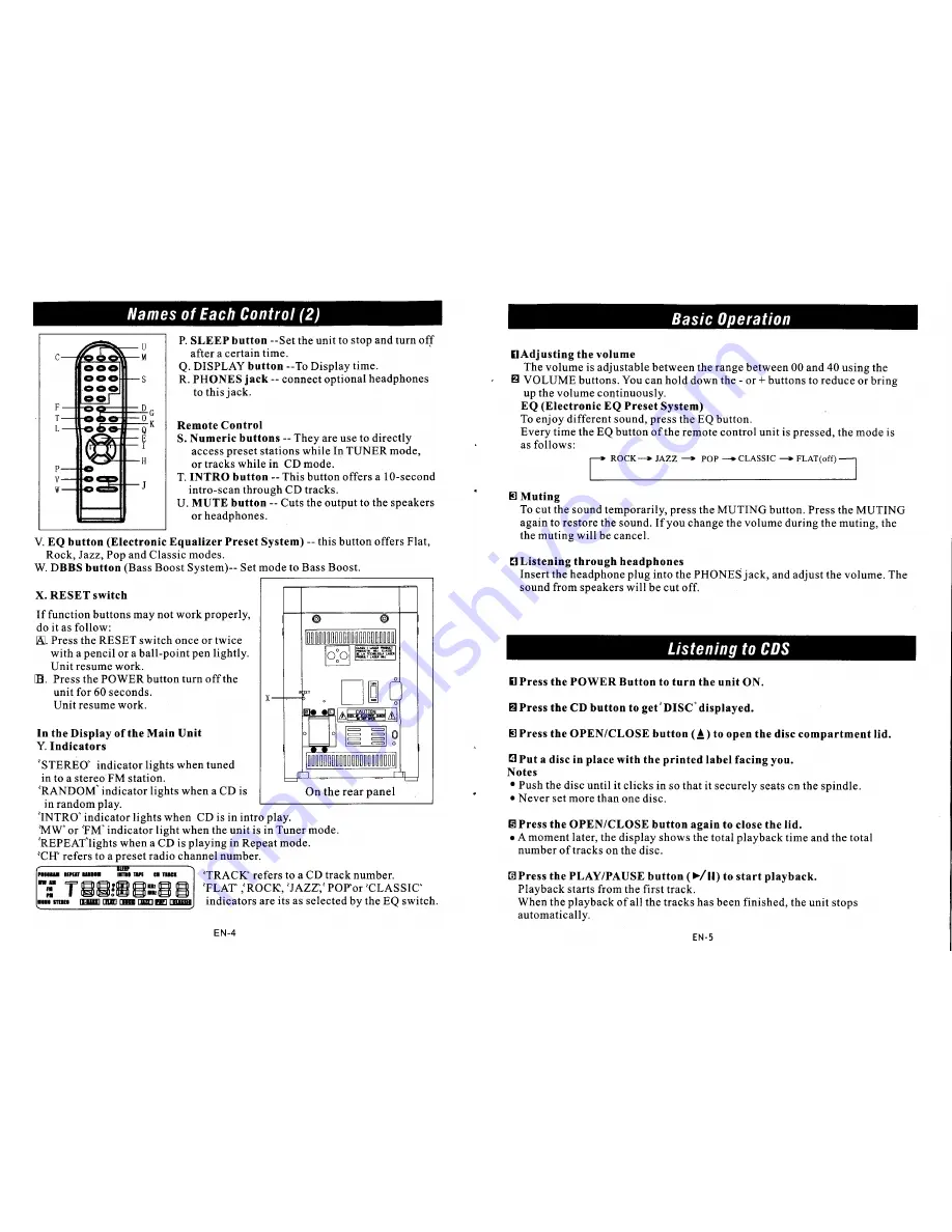 Coby CX-CD410 Скачать руководство пользователя страница 4