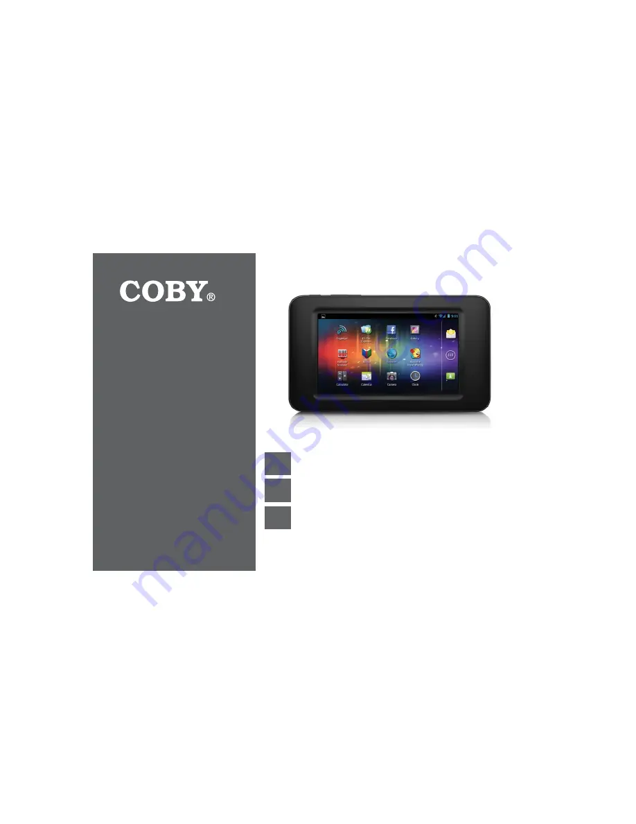 Coby Kyros MID4331 Quick Start Manual Download Page 1