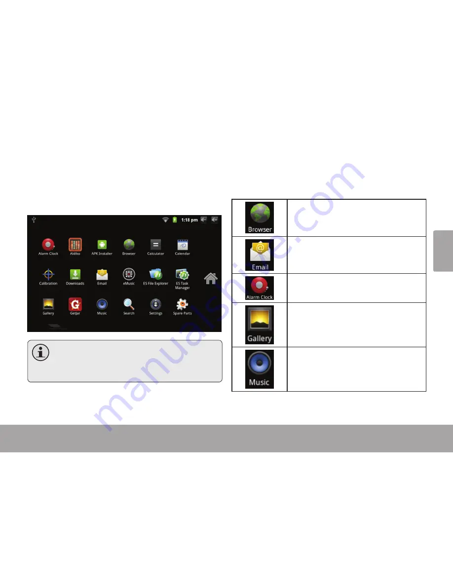 Coby Kyros MID7015 Quick Start Manual Download Page 57