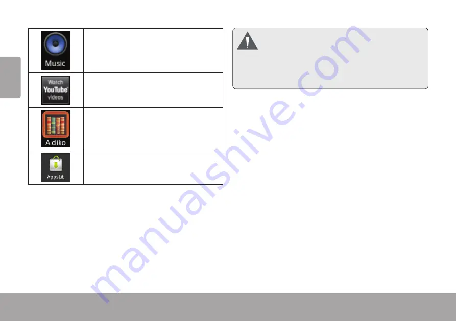 Coby KYROS MID7022 Quick Start Manual Download Page 62